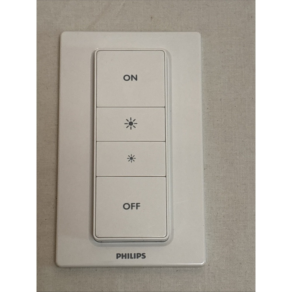 Philips Hue Smart Dimmer Switch White Wall Plate 324131092621